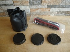 Canon bund1e pouch EF 25 II, EOS Camera Strap Black/Red  Body  Lens caps NEW 