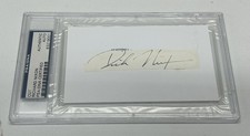President Richard Nixon Bold Signed Cut Autog...