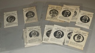 CIRCA 1950S SPACE PATROL CEREAL PREMIUM MAGIC SPACE PICTURE LOT OF 9
