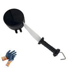 Electric Fence Gate,Retractable 16.4-ft Electric Fence Gate Handle Poly Tape 