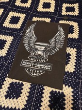 Vintage 90s Harley Davidson Chrome Eagle biker t shirt size L Made In The USA