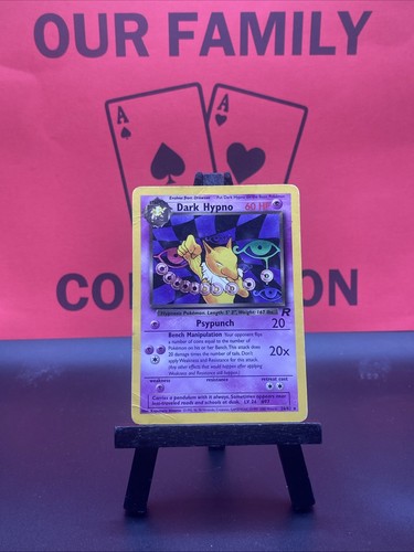 Dark Hypno 26/82 Team Rocket Regular Rare 1999 WOTC Pokemon TCG HP