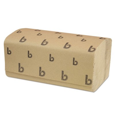 Boardwalk 6210 Singlefold Paper Towels, Natural, 9 X 9 9/20, 9 1/2 x 9, brown