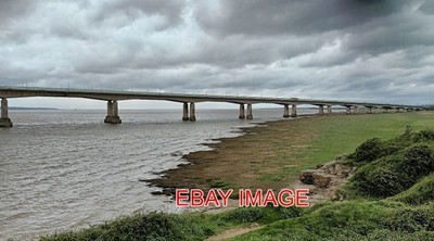 PHOTO  THIS IS THE NEWEST (1996) CROSSING OF THE SEVERN ESTUARY LINKING WALES WI