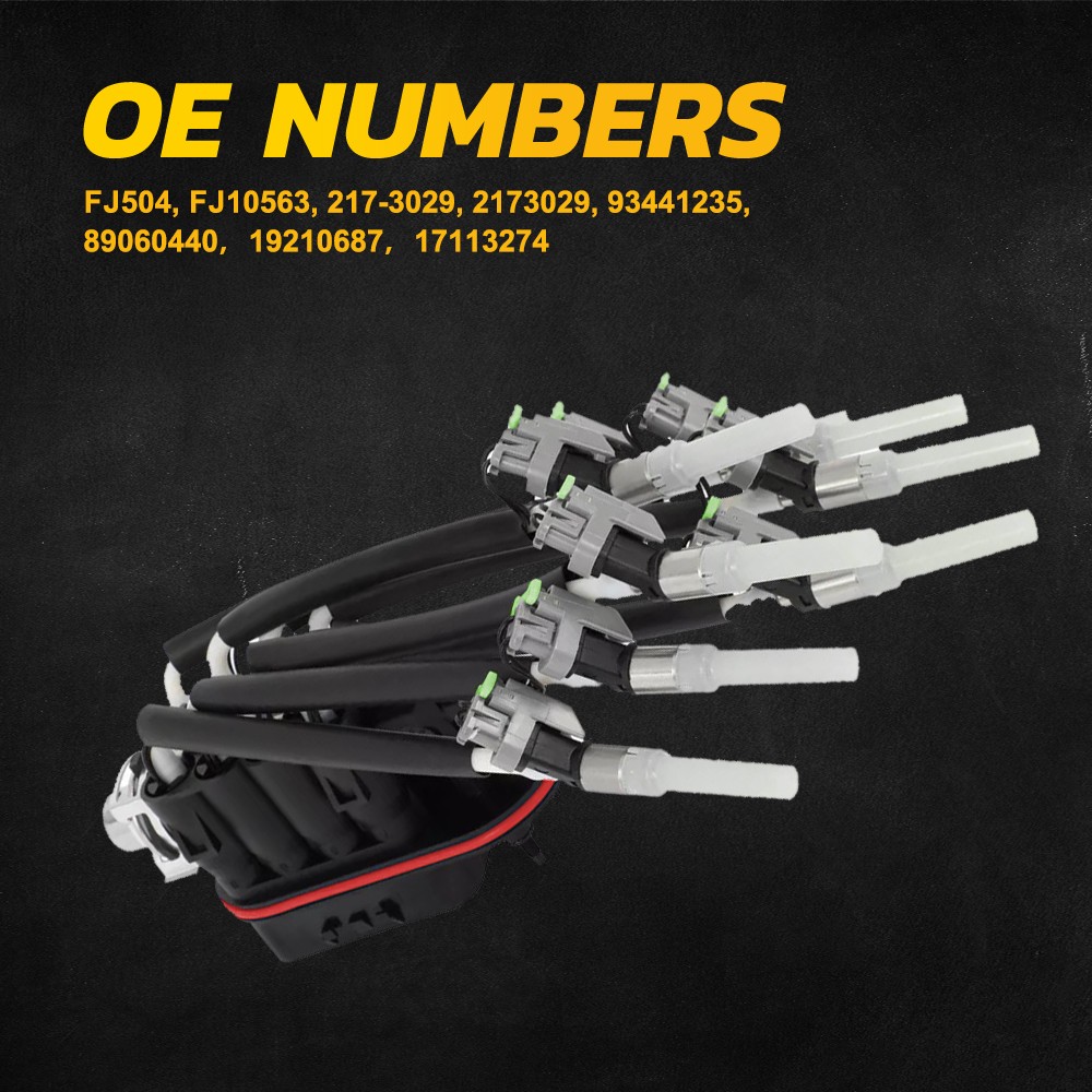 Fuel Injector Spider Injection Fit Chevy GMC Pickup 5.0L V8 5.7L FJ504 89060440 thumbnail 2