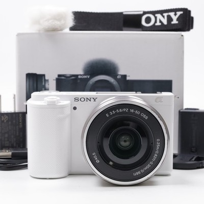 SONY ZV-E10L White w/SELP1650 (Shutter Count:2454) [Near Mint] #7427C