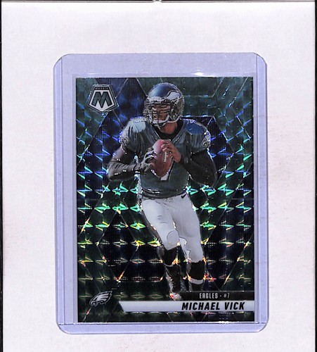 2025 Panini Mosaic #215 Michael Vick Mosaic Reactive Blue