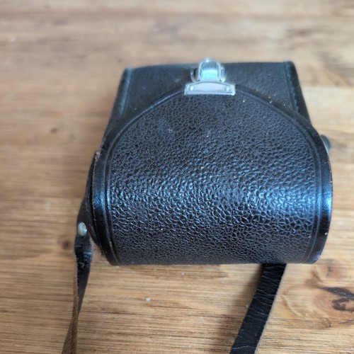 Rare Vintage USSR KOMZ Binoculars BPS 4x20 with Leather Case Black - Picture 17 of 18