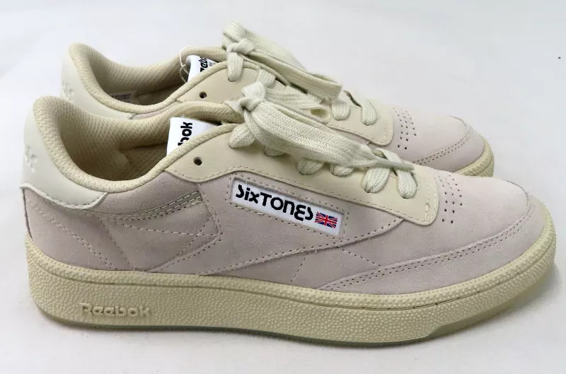 SixTONES Reebok Club C 85 Vintage Sneakers Cream Suede 25.5cm 10in thumbnail 2
