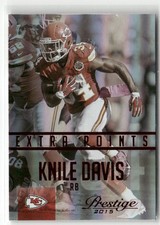 2015 PANINI PRESTIGE #166 KNILE DAVIS EXTRA POINTS RED KANSAS CITY CHIEFS
