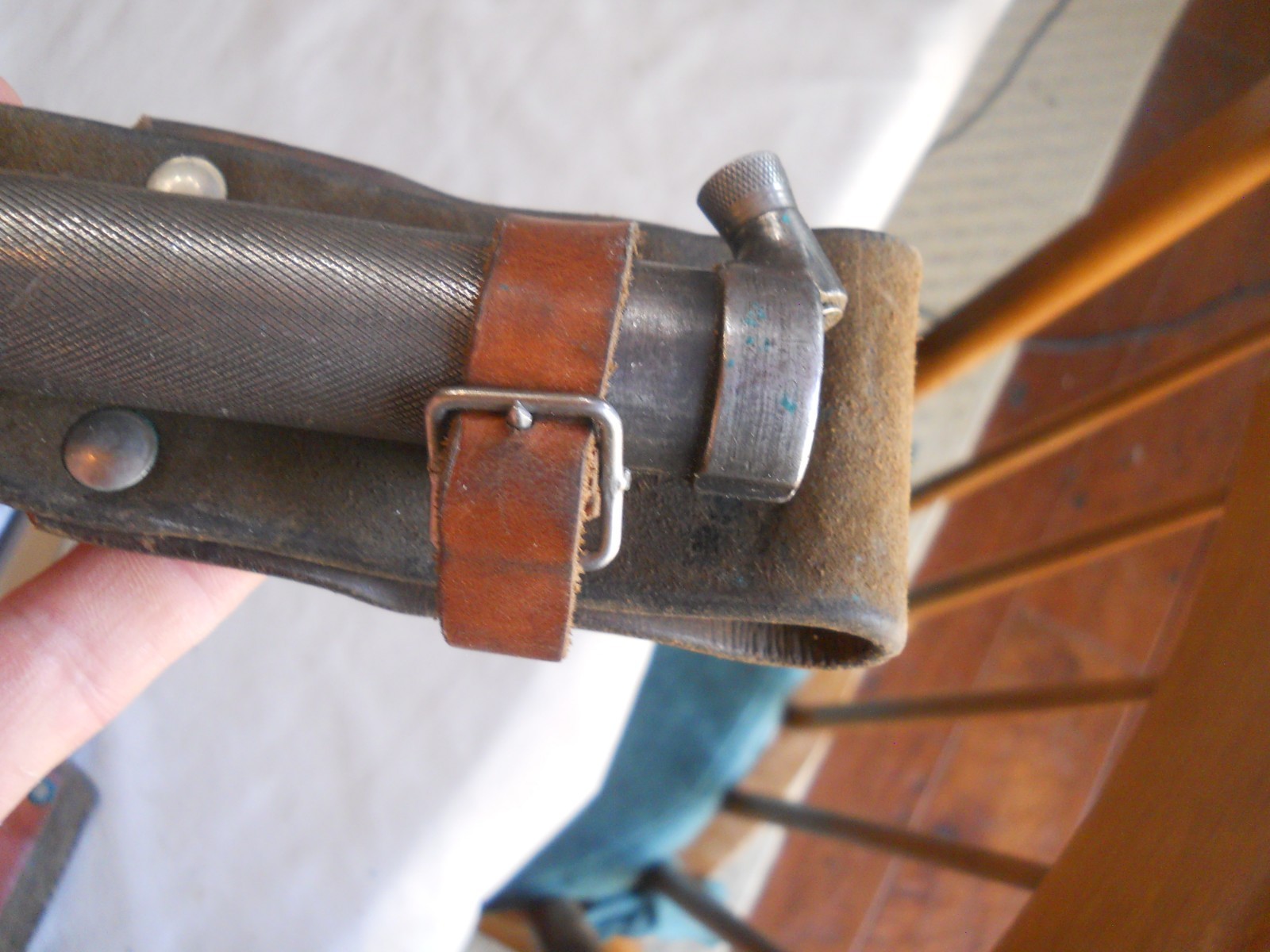 Swedish Model 1896 Mauser Bayonet w Scabbard & frog M1896 1938 Ljungmann AG42b