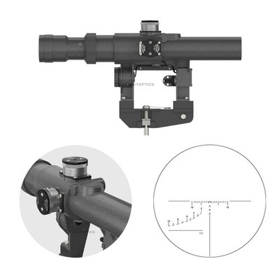 Victoptics SSO-02 SVD 3-9x24 FFP Zielfernrohr für AK47