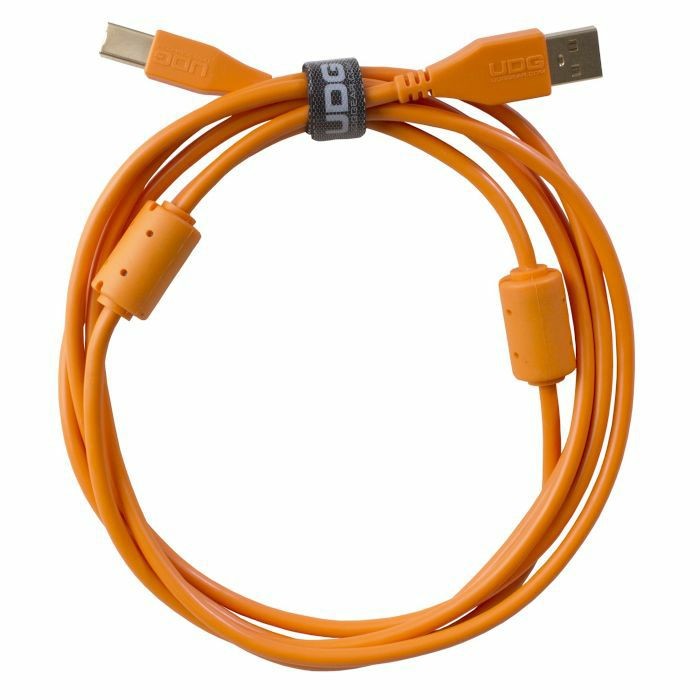 UDG Ultimate Straight USB 2.0 A-B Audio Cable (orange, 2.0m)