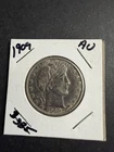 1909 Barber Half Dollar 50C – Silver – About Uncirculated (AU)