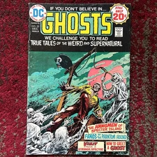 Ghosts #33 by E.R. Cruz with Nick Cardy Cover 1974 DC Comics Bronze Age Horror