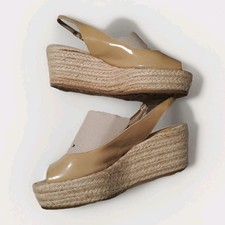 jimmy choo slingback wedge heels SIZE 40 EU