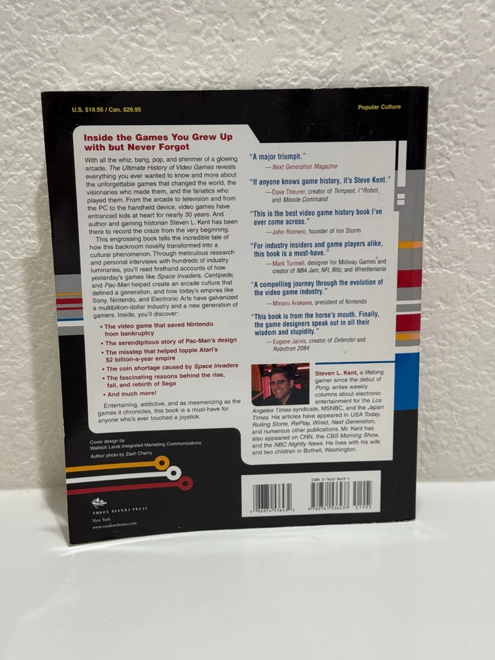 The Ultimate History of Video Games (2001, Steven L. Kent) – First Edition Paper Foto 2 de 4