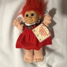 RUSS Wee Troll Kidz CHRISTMAS CAROLING TROLLS - MELODY - with tag 2449
