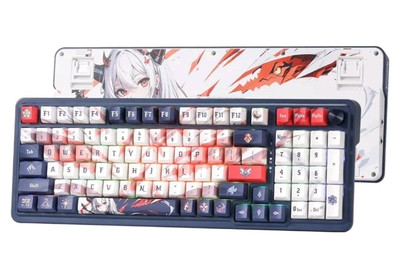  98 Keys Wireless Gasket RGB Gaming Keyboard, 3-Mode Anime K686 PRO SE