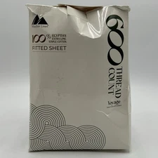 Mayfair Linen 600 Thread Count 100% Egyptian Cotton Queen Fitted Sheet