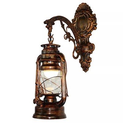 Vintage LED Wall Lamp Barn  Retro Coal Oil Wall Light European Antique  J1J1