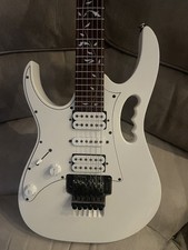 Ibanez JEMJR-L Steve Vai Signature Left-Handed Guitar White JEM JR LH White