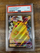POKEMON 2020 Vivid Voltage Full Art PIKACHU Vmax #044 PSA 9 Mint RARE 2