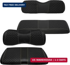 Golf Cart Front and Rear Seat Covers for EZGO TXT/RXV Club Car DS/P