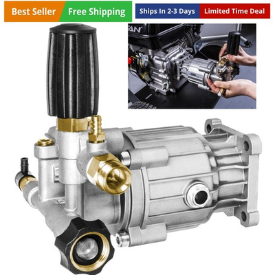 #ad Pressure Washer Pump 3 4quot; Shaft 3400PSI 2.5GPM Horizontal Power Washer Pum... $145.86