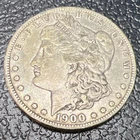 1900 Morgan Silver Dollar $1 Coin Circulated 0.9 Fineness New Orleans