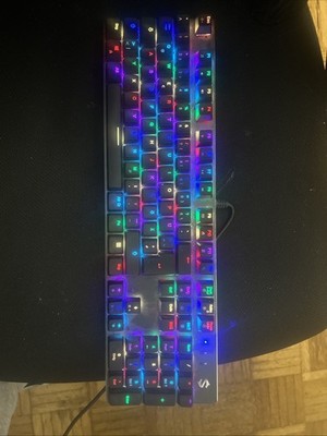 Black Shark Mechanische Gaming Tastatur mit Rote Schalter, QWERTZ German Layout
