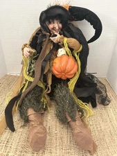 Mark Roberts Halloween Scared Cat Prince Fairy Witch # 51-46594. Retired W/Box