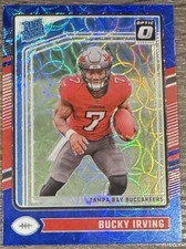 2024 Panini Donruss Optic - Rated Rookie Bucky Irving #216 Blue Scope Prizm (RC)