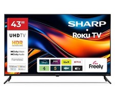 SHARP 4T-C43HJ4725K 43" Smart 4K Ultra HD HDR LED TV - REFURB-A