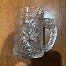 McDonalds BATMAN FOREVER 1995 Batman Glass Mug Made In The USA