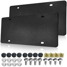 Anti Rattle License Plate Pads 2 Pack - Foam Backing Shockproof Padding For N... Anti Rattle License Plate Pads 2 Pack - Foam Backing Shockproof Padding For N...