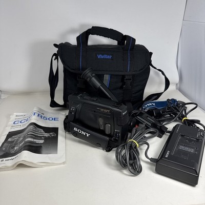 Sony Handycam CCD-TR50E Video8 Camcorder with Bag + Charger - TESTED - Read