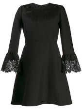 Valentino Garavani Lace Insert Mini Dress