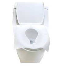 YOFAN Disposable Toilet Seat Covers, Flushable Travel White