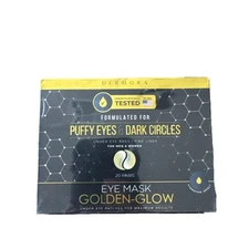 DERMORA Golden Glow Under Eye Patches (20 Pairs Eye Gels) Sealed Box!!