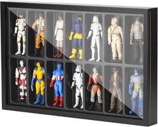 Plastic 3.75 inch Figure Collectors Showcase, Display Frame Case for Action F...