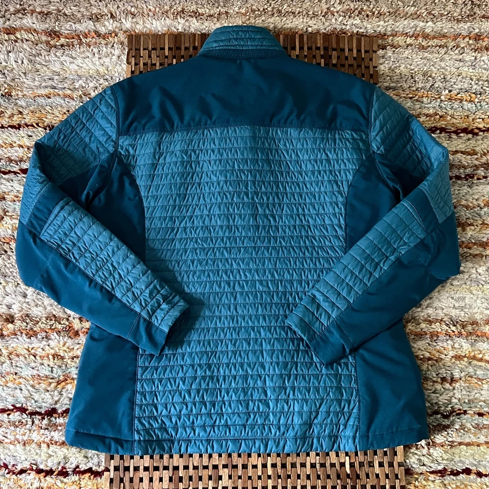 Chaqueta acolchada ultraligera Kuhl Firefly azul cremallera completa para mujer talla XL Foto 2 de 3