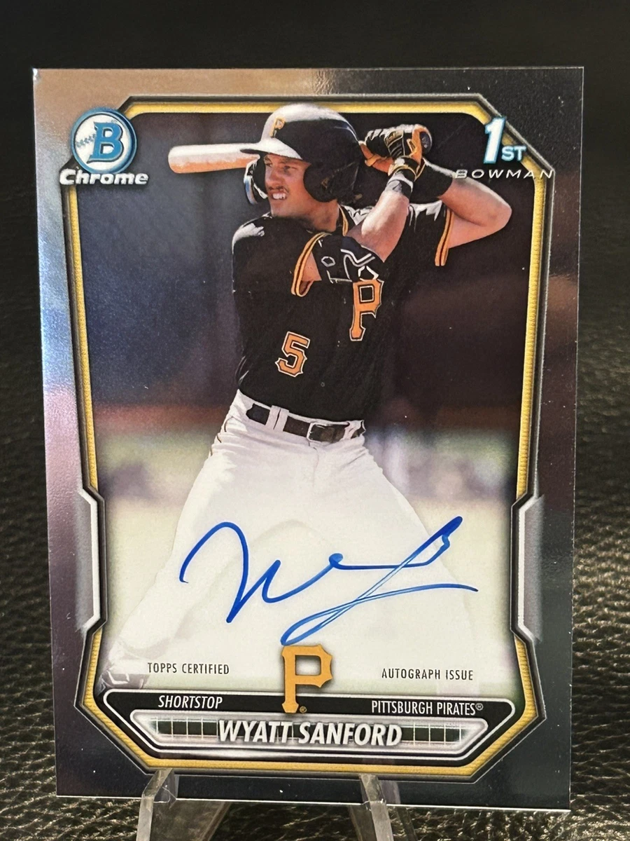 Bowman Pittsburgh Pirates Baseball Autographed Sports Trading