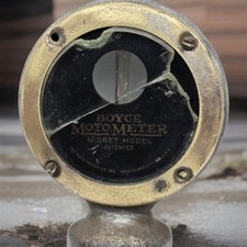 Vintage Boyce Motometer Midget Model Radiator Cap Temperature Gauge Patina As Is Vintage Boyce Motometer Midget Model Radiator Cap Temperature Gauge Patina As Is