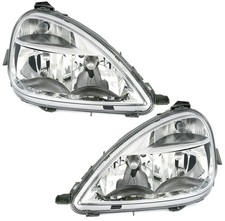Scheinwerfer für Mercedes A-Klasse W168 1997-2004 links + rechts H4 H7 Klarglas Scheinwerfer für Mercedes A-Klasse W168 1997-2004 links + rechts H4 H7 Klarglas