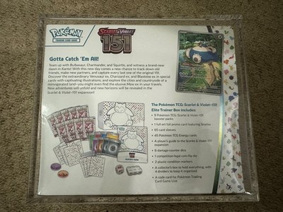 Pokémon TCG Scarlet & Violet 151 Elite Trainer Box ETB Sealed with