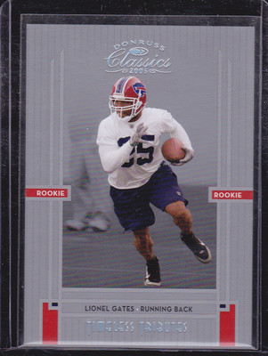 2005 Donruss Classics Timeless Tributes Silver #232 Lionel Gates 12/50