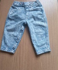 Vintage Little Levi's Acid Wash Jeans Girls 24 Months GRAY