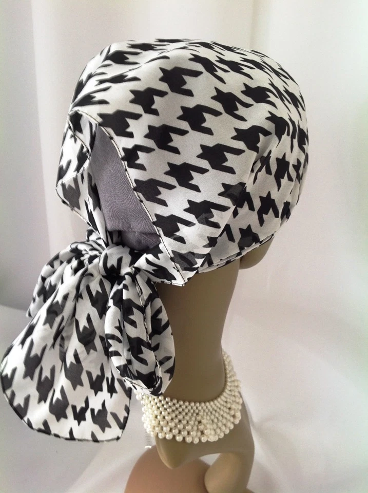 Conjunto de TURBANTE y Bufanda Pérdida de Cabello Quimio Alopecia Sombrero Gorro Bufanda Foto 3 de 3