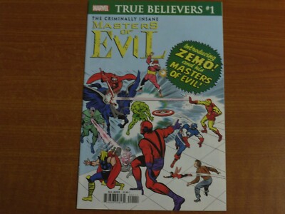 Marvel Comics True Believers #1: Die kriminell verrückten MEISTER DES BÖSEN 2020 ZEMO